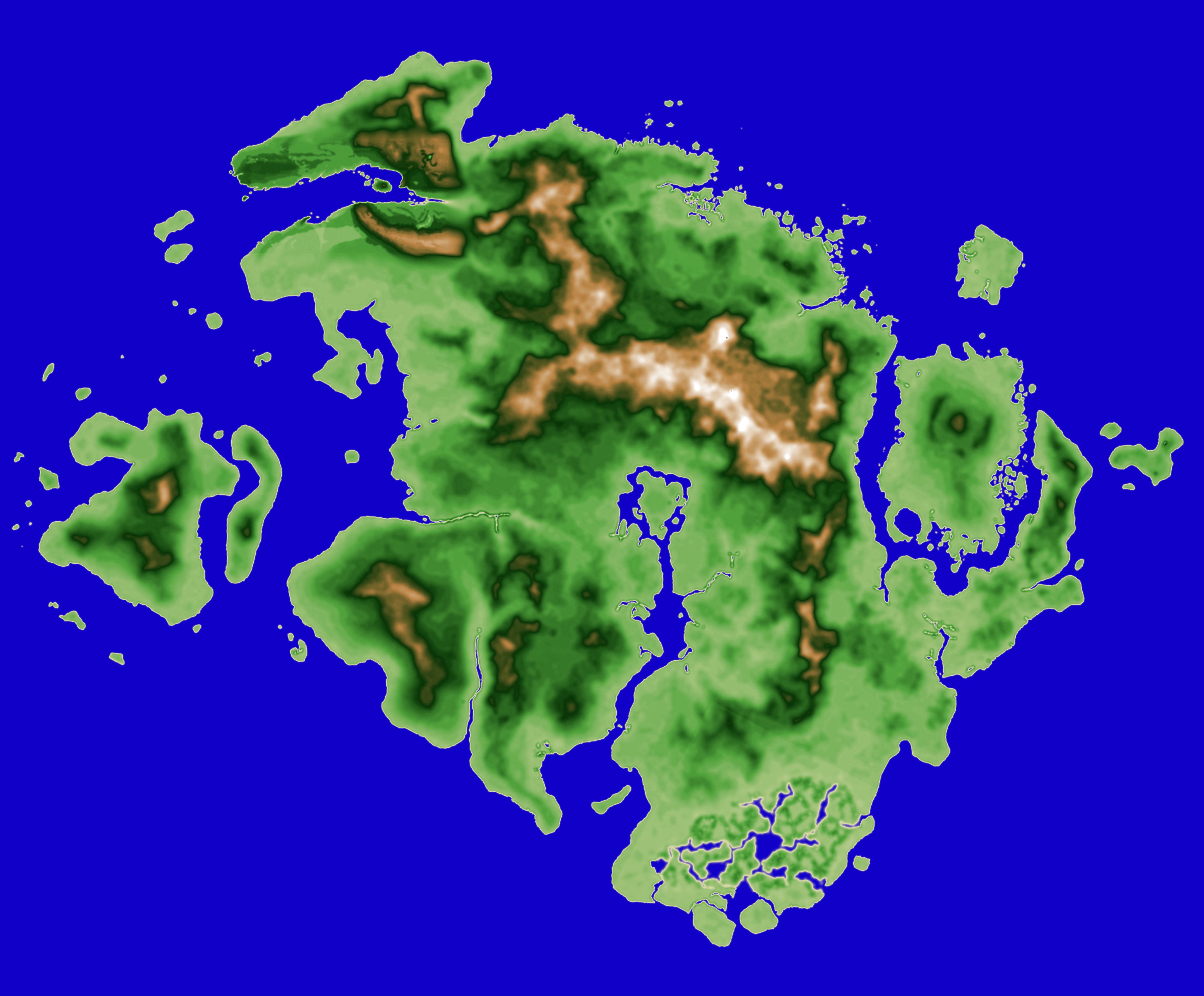 Height Map Viewer — Tamriel gradient texture